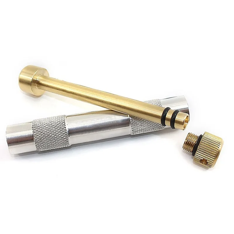 Camping Equipment Brass Emergency Fire Hose Practical Compression Outdoor Igniter Hose Fire Start Piston Life-saving Tool