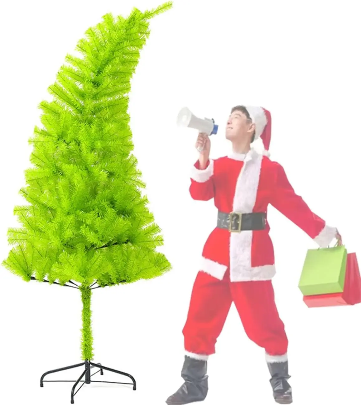 

Christmas Trees, Realistic Christmas Tree Bendable, Fake Christmas Tree Green, for Indoor Christmas Party Decor Whimsical Decor