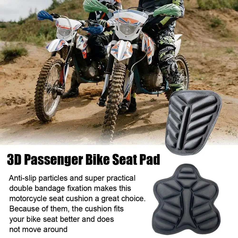 Cojín de espuma transpirable para asiento de motocicleta, almohadilla de aire antideslizante, accesorios para motocicleta