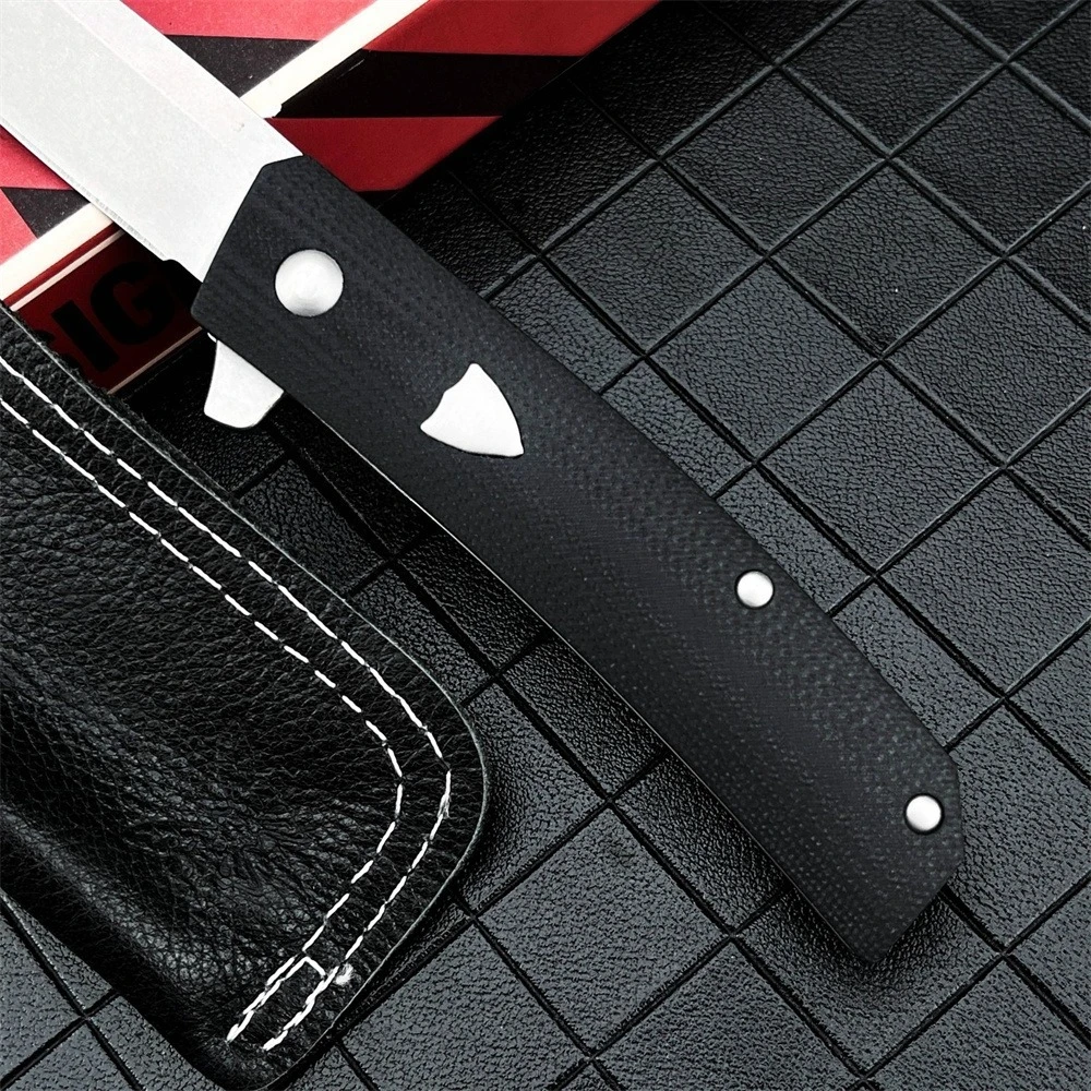 Portable BM 601 Folding Knife CPM-20CV Tanto Blade Black G10 Handle Easy To Carry Outdoor Hunting Hiking Pocket Knife - view 5