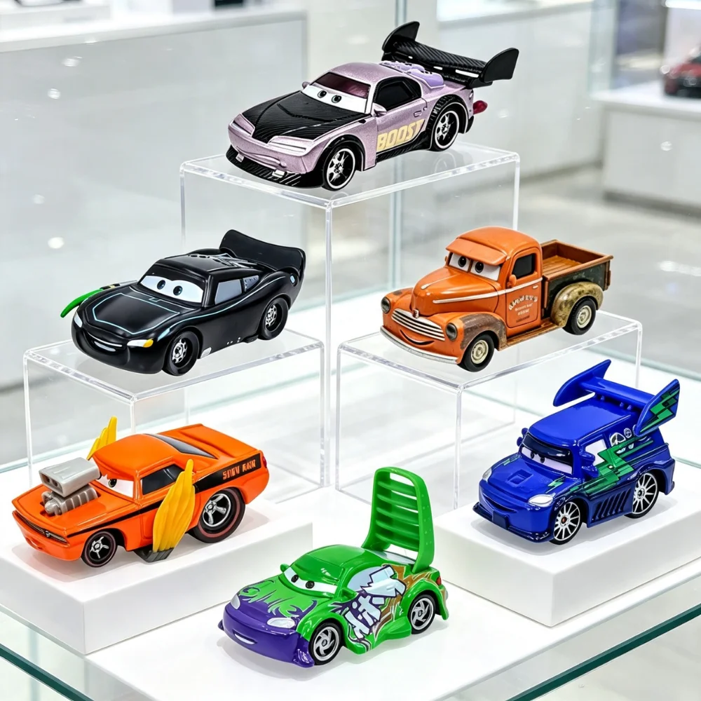 ピクサー「カーズ」の金属製ダイキャスト製ミニカー。DRH、ラ - Vintage Collectible Model Cars のレビューと価格