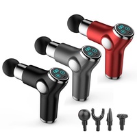 Smart Library New Mini Fascia KH-515 USB Rechargeable Cordless Hand Held Massage 32 Speed LED Touch Screen Percussion Mu