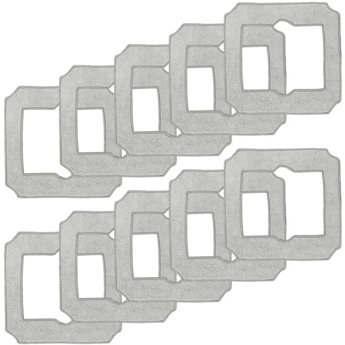 【MUST-HAVE LIST】 10 Pieces Microfiber Cleaning Cloths for WINBOT MINI W-CC02-0012,Reusable Washable Wipes view 5