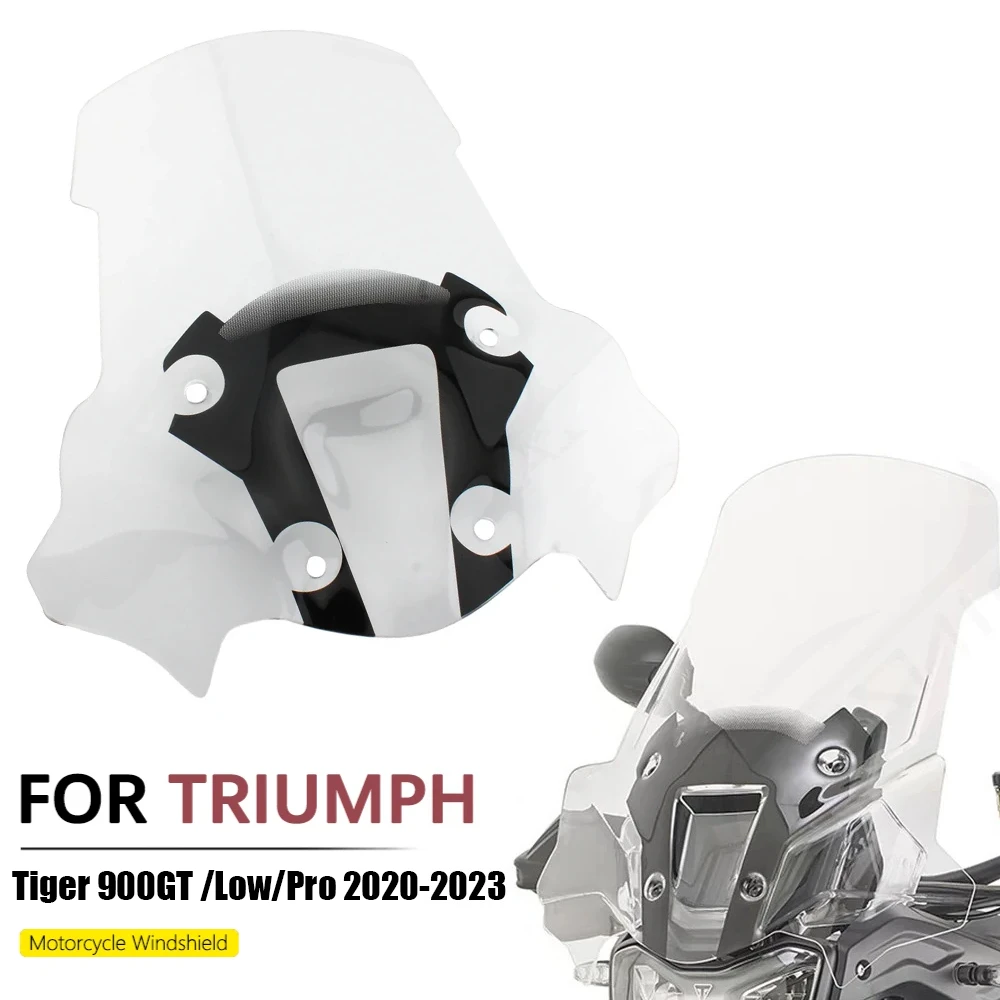 

For Triumph Tiger 900GT Low Pro Tiger900 Rally 2020-2023 Motorcycle Touring Windshield Windscreens Wind Deflectors Visor Clear