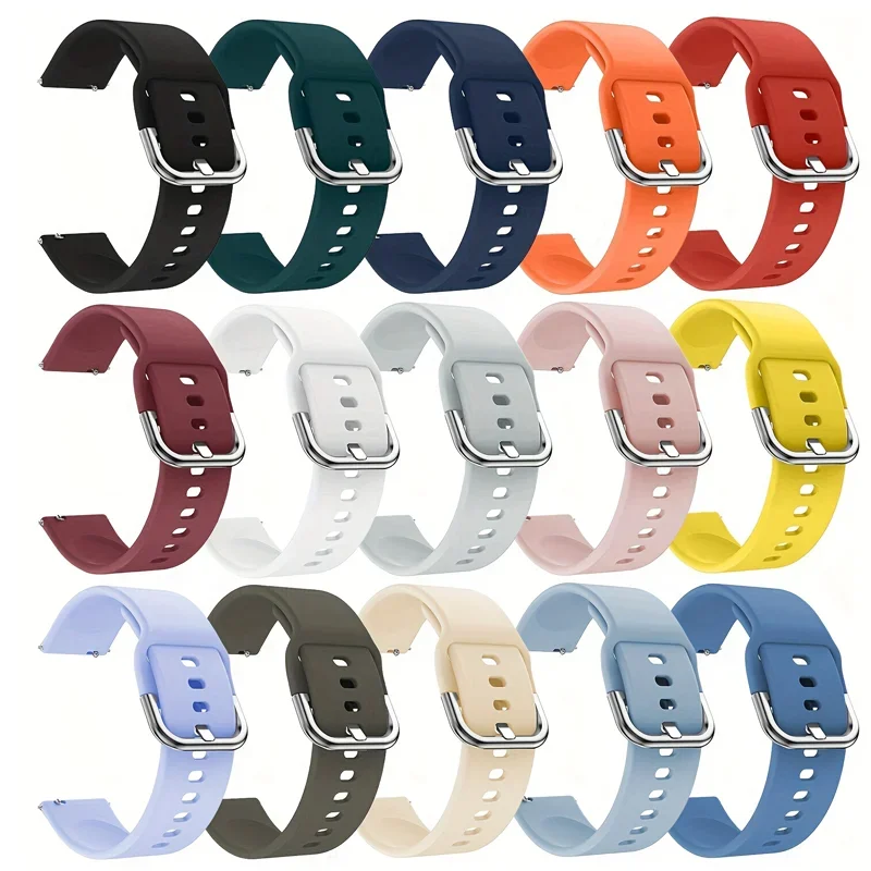 

20mm/22mm band For Amazfit GTS/2/2e/3/4 GTS2 Mini/GTR 4/3/2e/Pro/47mm stratos Silicone Bracelet Amazfit Bip/U/S/lite Watch strap