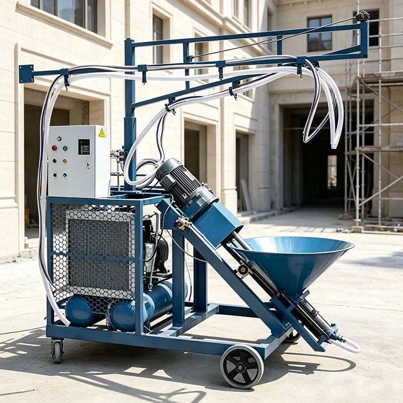 Robust GRC GFRC Sprayer Machine Glass Fibre Reinforced Concrete Spray Equipment for Precast Workshop Application