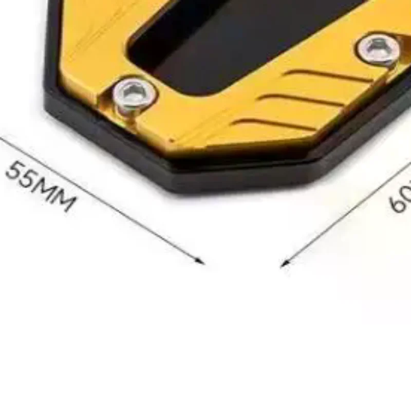 Scooter Motorbike Accessories Extension Foot Pad Support Plate Aluminum Alloy Motorcycle Bike Kickstand Extender Foot Side Stand