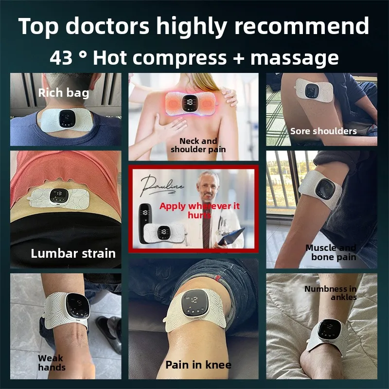 جهاز تدليك الرقبة الذكي - علاج نبض EMS صغير محمول لتخفيف آلام الكتف والعنق الرحم. #4