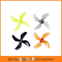ABNR 8PCS D51 2020 4-Blade Propeller 2X2x4 2Inch 1.5Mm PC Propeller For RC FPV Racing Freestyle Oddityrc Tinywhoop Drone E