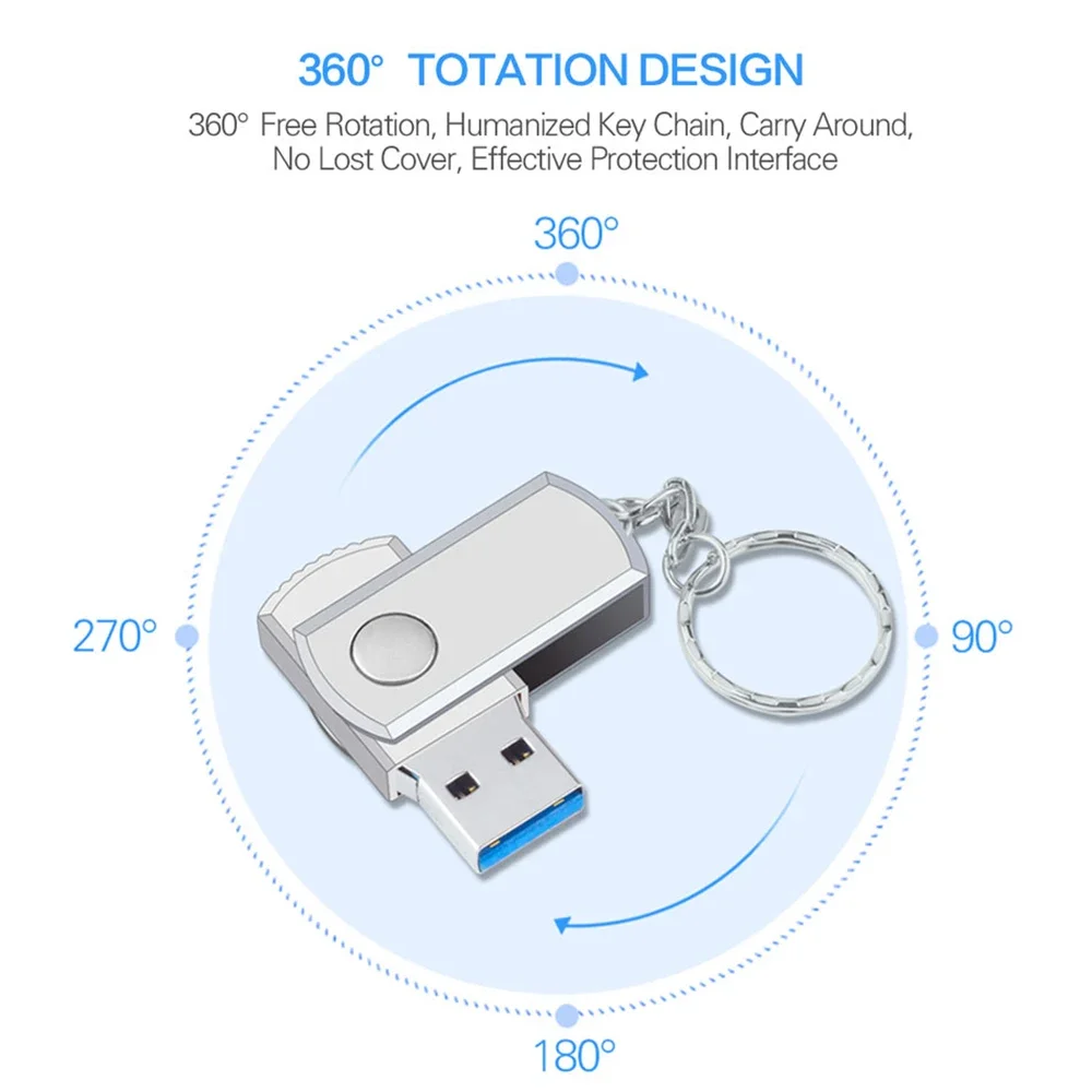 Super Usb 3.0 16TB Metal Pen Drive 8T 4TB Cle Usb Flash Drives 2TB Pendrive Portable SSD Memoria Usb Flash Stick Free Shipping