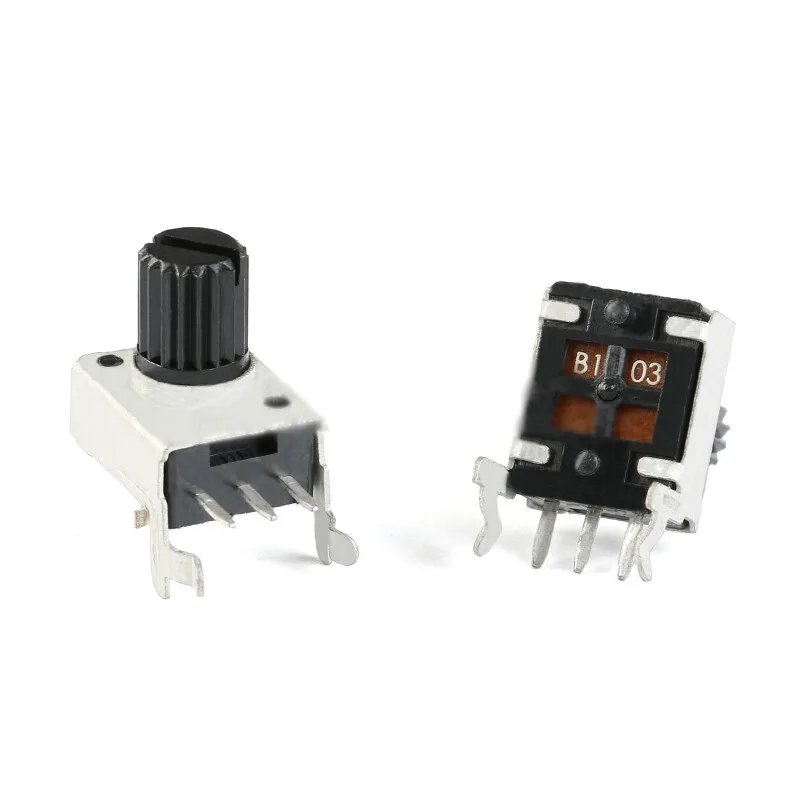 5pcs RV0931 Side adjustment potentiometer 1K/5K/10K/50K/100K round shaft handle