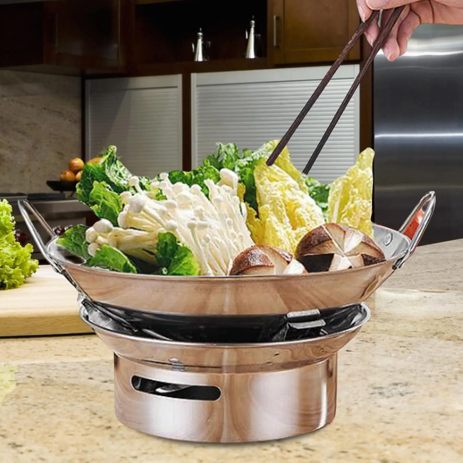 Durable Stainless Steel Camp Stove Adjustable Alcohol Burner Camping Equipment Cooking for Picnic Backpacking