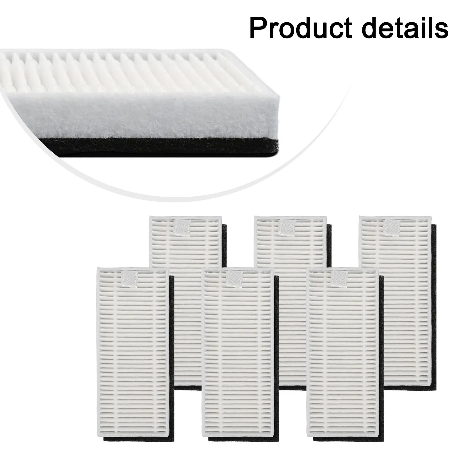 Основная щетка, боковая щетка, фильтр, запасные части для Airzeen, робот-пылесос Q6 SE, модель CRV0009, аксессуары