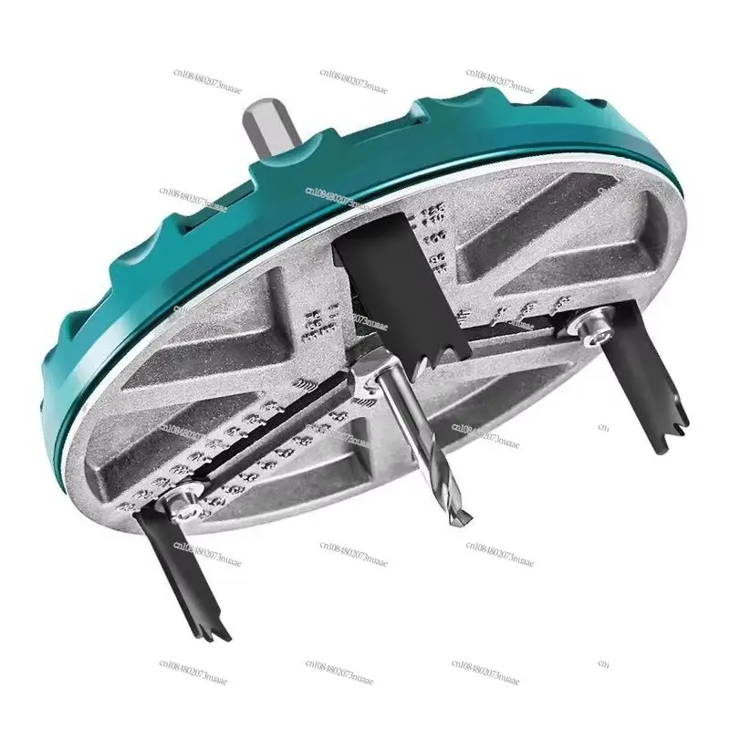 

Aluminum Plate Punching Tool Opening Drill Bit Adjustable Multifunctional Woodworking Hole Opener Gypsum Board Plastic