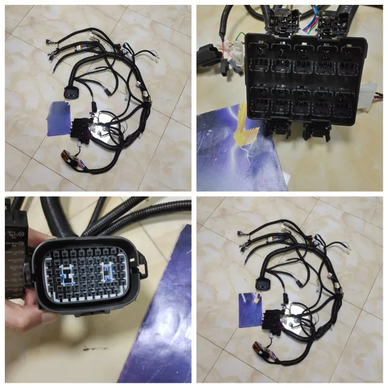 Cabin Wire Harness 0005542 Wiring Harness with Fuse Box for ZAX225 ZX225 EX225 ZX225USR-3 Excavator