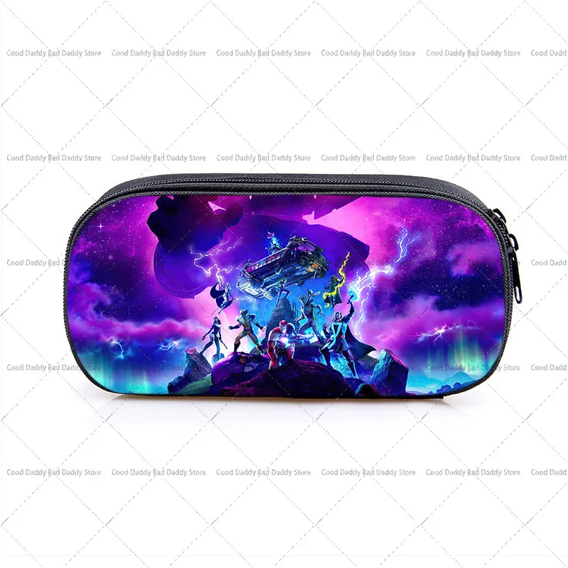 حافظة أقلام رصاص مطبوعة من Game Fortress Night حقيبة أقلام رصاص رائعة من Fortnited ملحقات قرطاسية Battle Royale Penbag مقلمة Fortnite #3