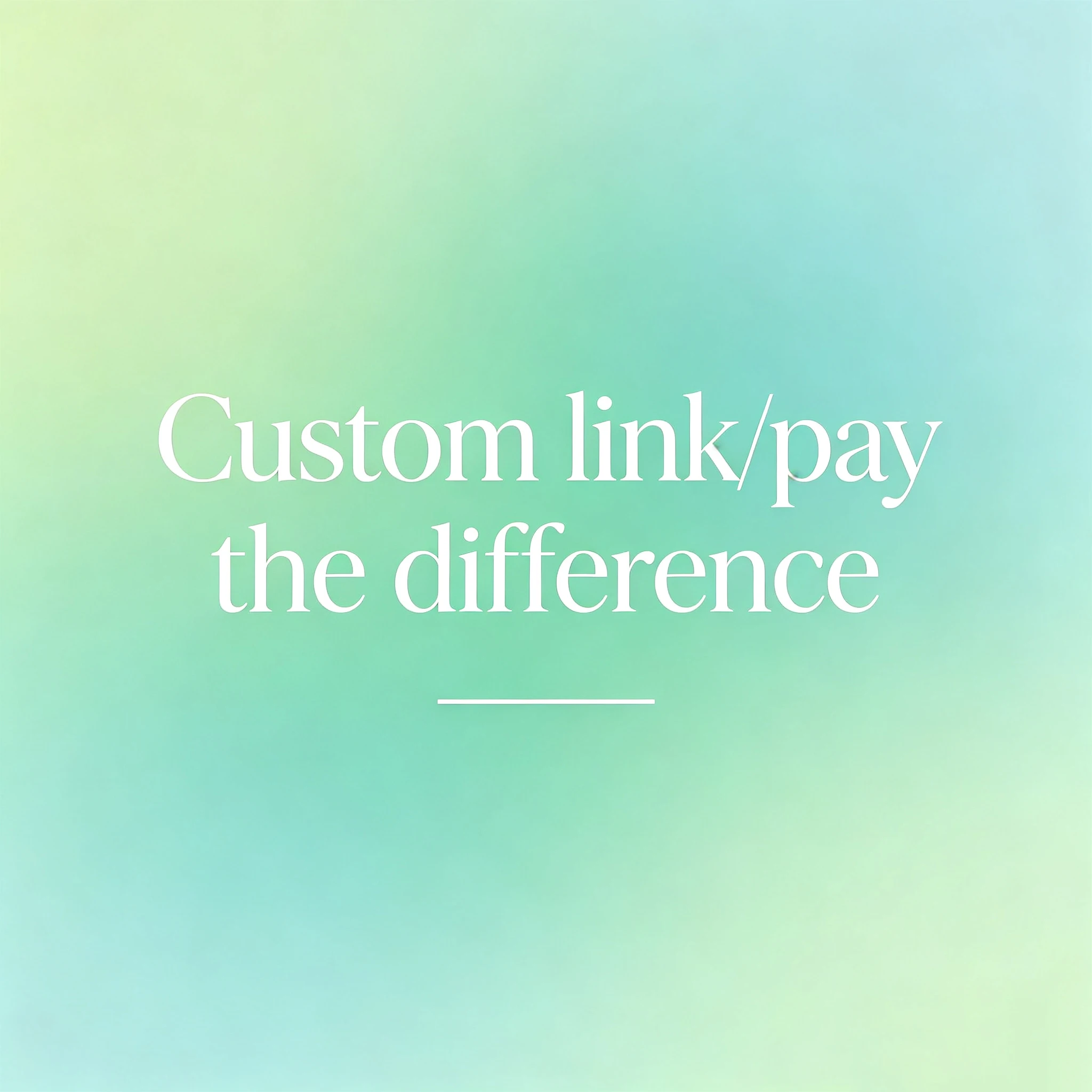 Custom Size Link Custom Size Link Custom Size Link