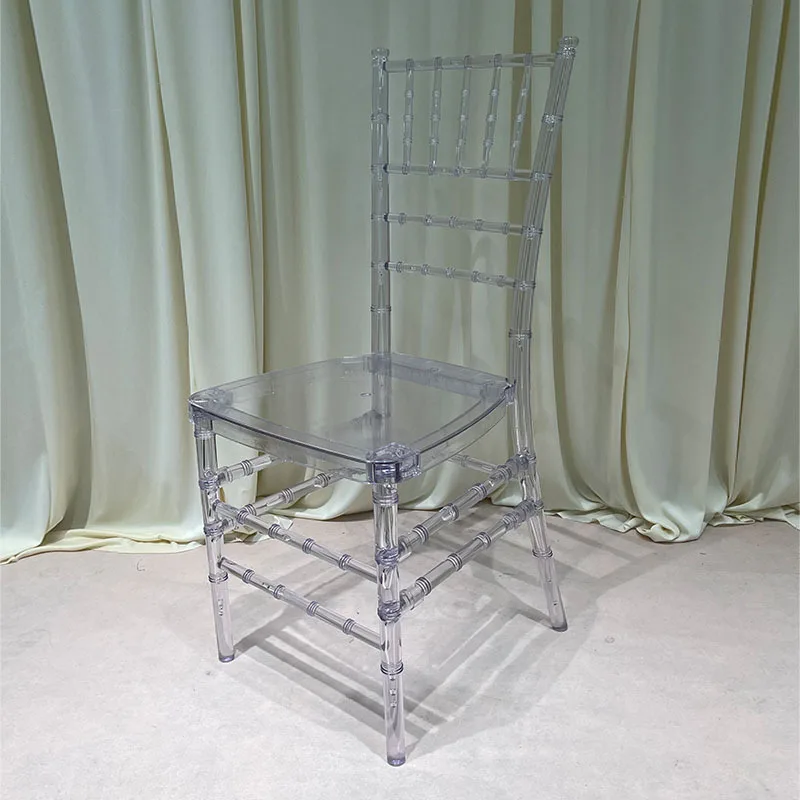 Hotel Banquet Dining Outdoor Event Wedding Hall Crystal Disassembly Bamboo Chair