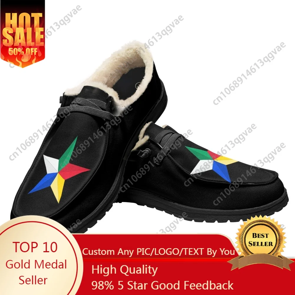 

Support The Druze Logo Druze Star Casual Shoes Plush Flat Shoe Men Woman Breathable Outdoor Lightweight Footwear Custom Shoe