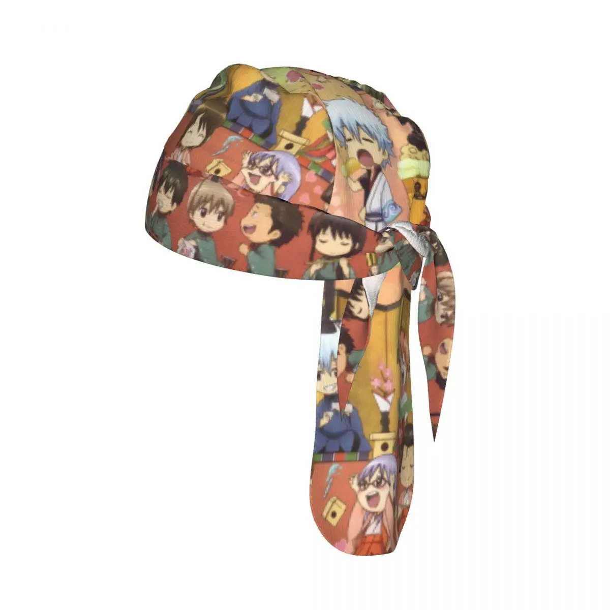 

G-Gintamaes Cartoon Headscarf Quick-dry Sun-Protective Hat Quick-drying Bandana Cap Unisex Pirate Hat Head Scarf for Motorcycle