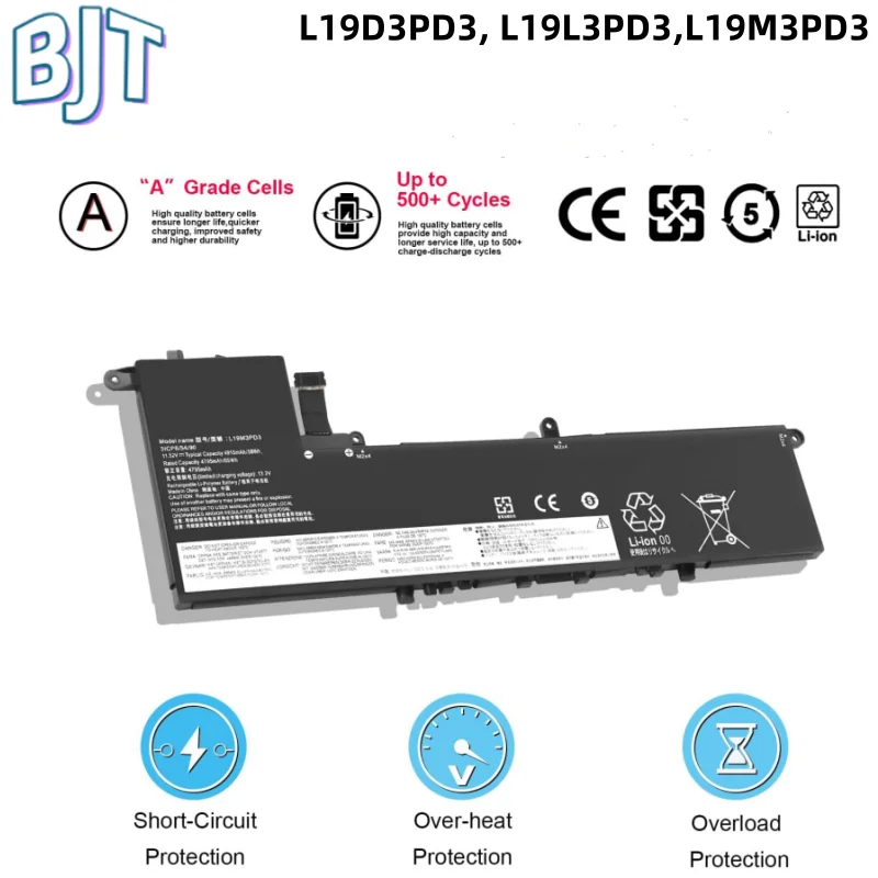 11.52V 56Wh L19D3PD3 L19M3PD3 L19L3PD3 Laptop Battery for Lenovo IdeaPad S540-13AR S540-13IML S540-13ITL S540-13 SB10V27762