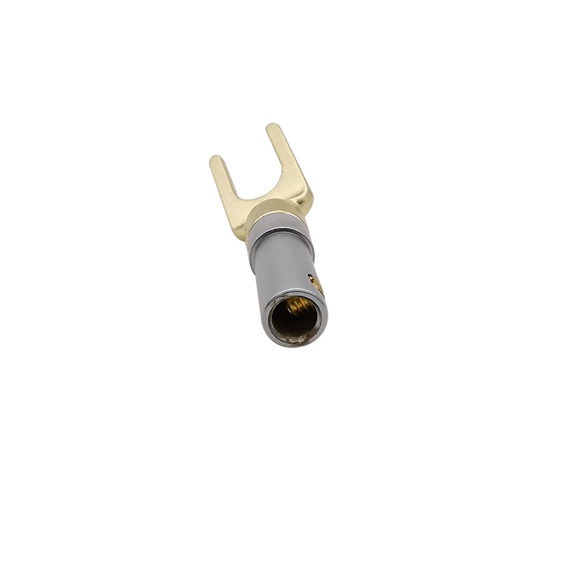 20Pcs/lot Y/U Shape Fork Spade Audio Speaker Plug Screw Lock Wire Cable Connector for Audio Speakers Binding Post Connectors