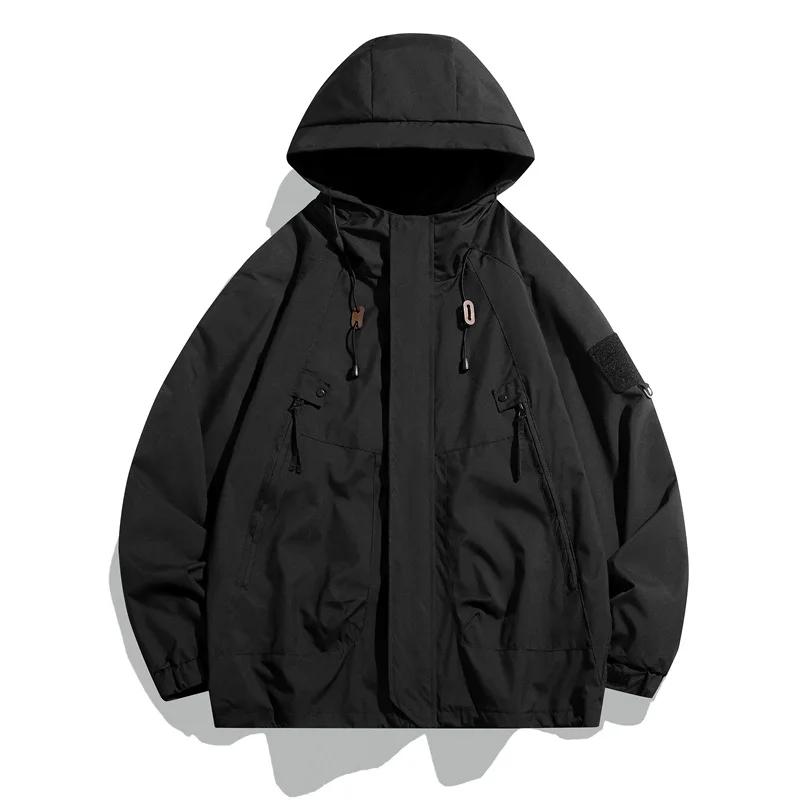 

Shock Jacket Мужская весенне-осенняя модная новая повседневная спортивная куртка с капюшоном на открытом воздухе