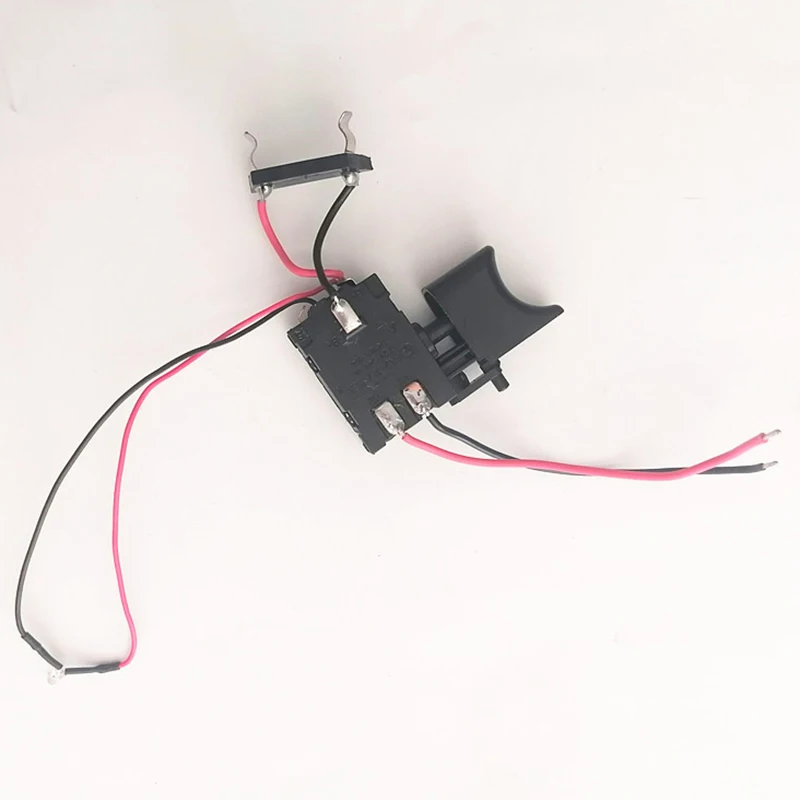 7.2V- 24V Regolatore di velocità del trapano Interruttore del trapano Batteria al litio Interruttore di attivazione del controllo della velocità del trapano a batteria con luce