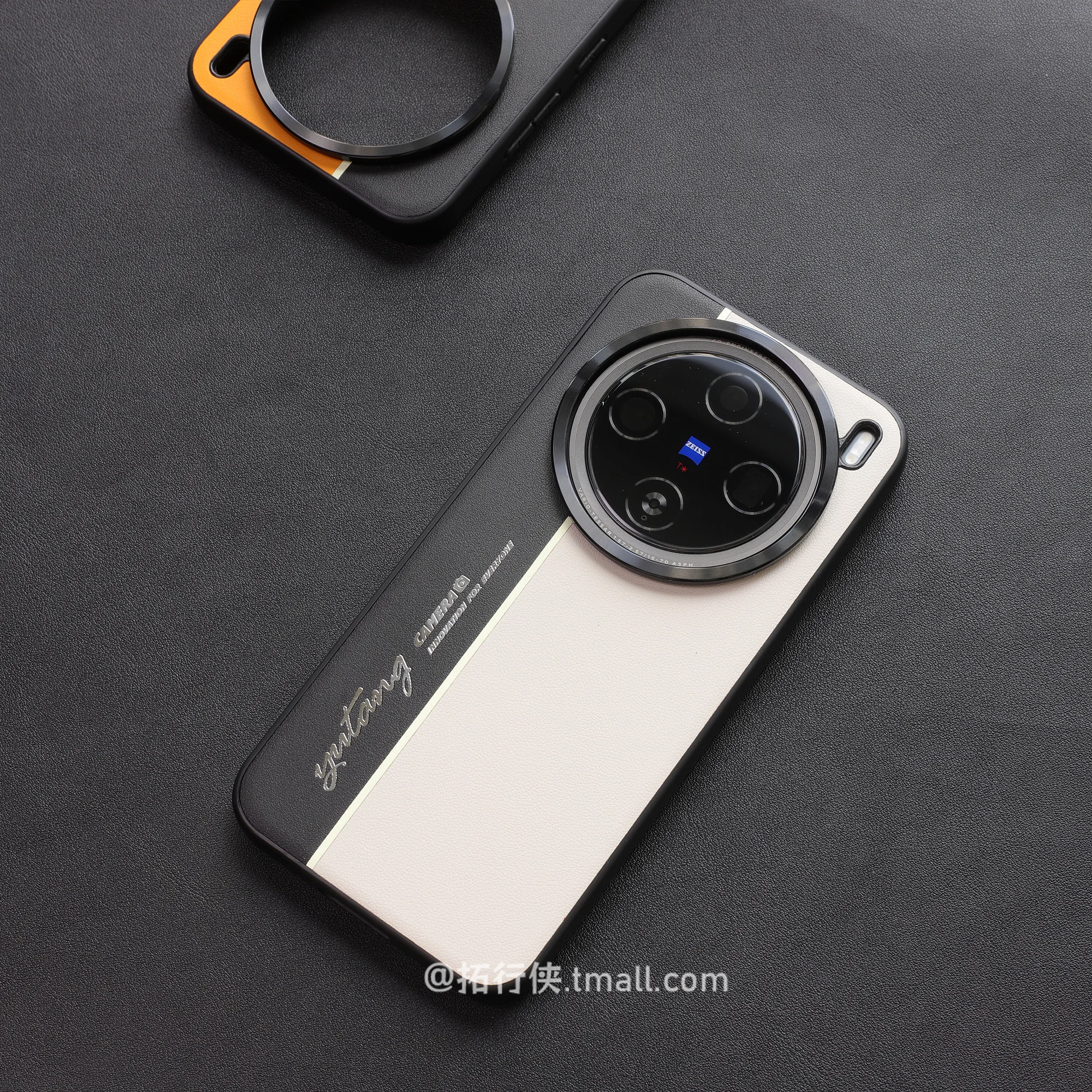 

Чехол для vivo X200 Pro Mini X200 Ultra X200s, кожаный чехол для ПК с текстурой, двойной цвет, модная задняя крышка для телефона, роскошный противоударный бампер