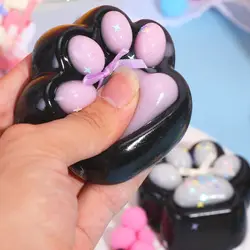 New Cute Squeeze Cat Paw Toys Sticky Relief Relax Toys pizzico Cat Paw Soft Funny Gift Squeeze Toy