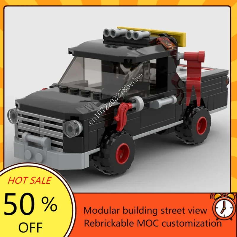 1927PCS シティトラック MOC ヘビーデューティー輸送 モジュール式住宅モデル DIY カスタムパズル クリエイティブコレクションおもちゃ 誕生日プレゼント用