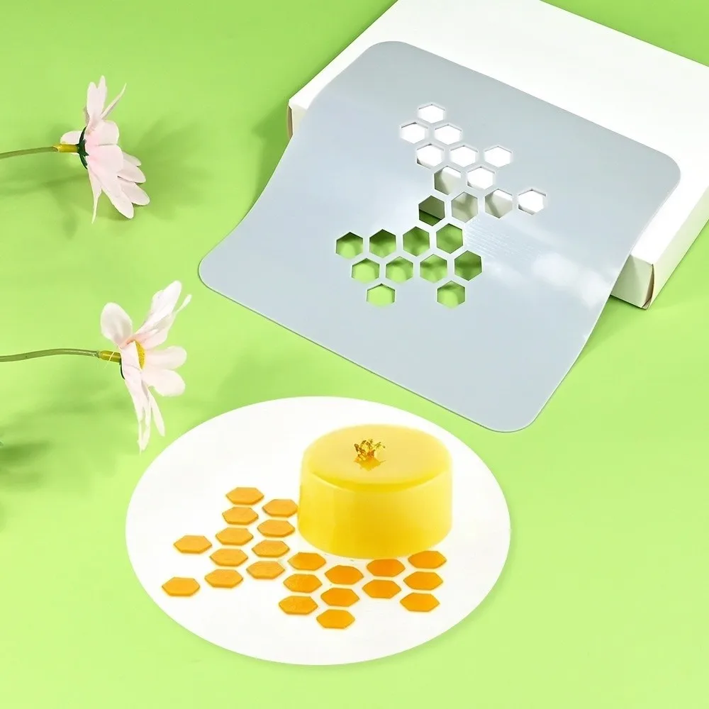 Non Stick Bakery Printing Mold Hand Washable Manual Unmolding Dessert Decoration Mold Easy Release DIY Baking Utensil