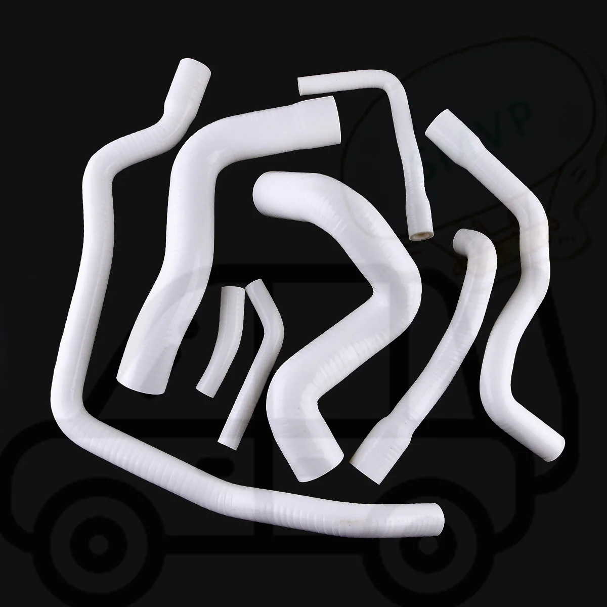 FÜR 1989-1995 BMW E34 M30 6CYC 525 528 530 Turbo Ersatz Performance Teile Silikon Kühlerschläuche Rohre Kit 8PCS 3-lagig