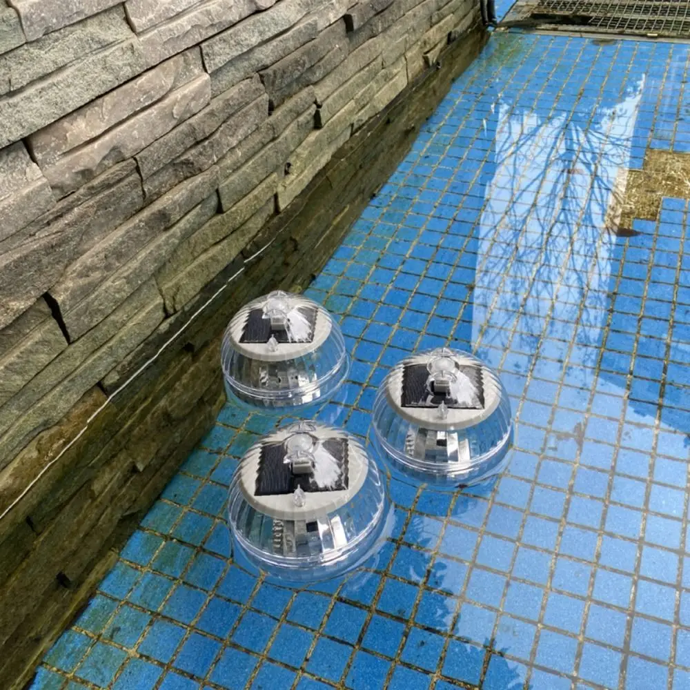 

Colorful Solar Floating Pool Lights LED Color Changing Pool Lamp Round Waterproof Underwater Ball Lamp Outdoor