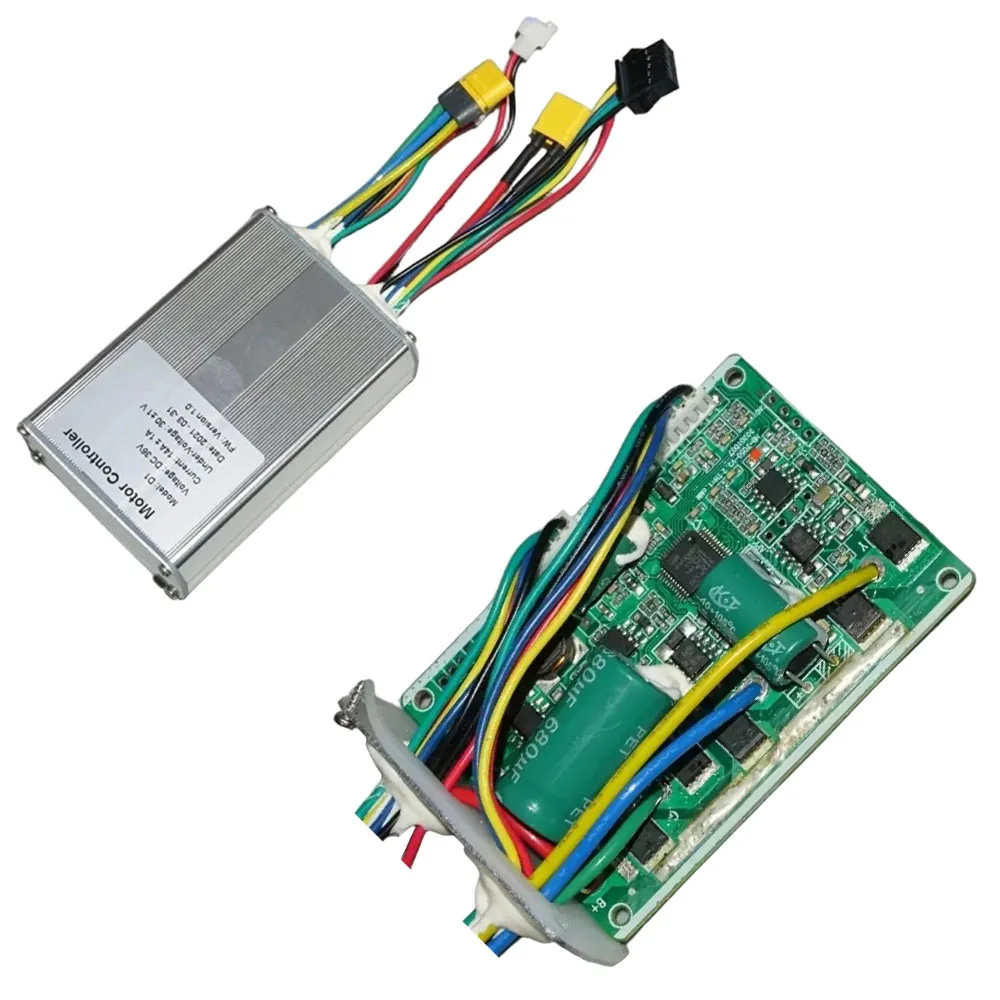 

DC Controller E-Scooter Part 36V 350W Aluminum Alloy Shell Electric Motor 3 Phase Electric Bike Brushless Motor Controller