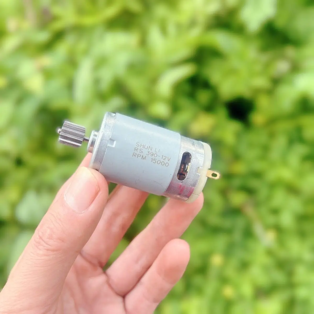 12V 15000rpm 390 12T children's electric bike accessories, children's bike motor motorcycle metal modification accessories