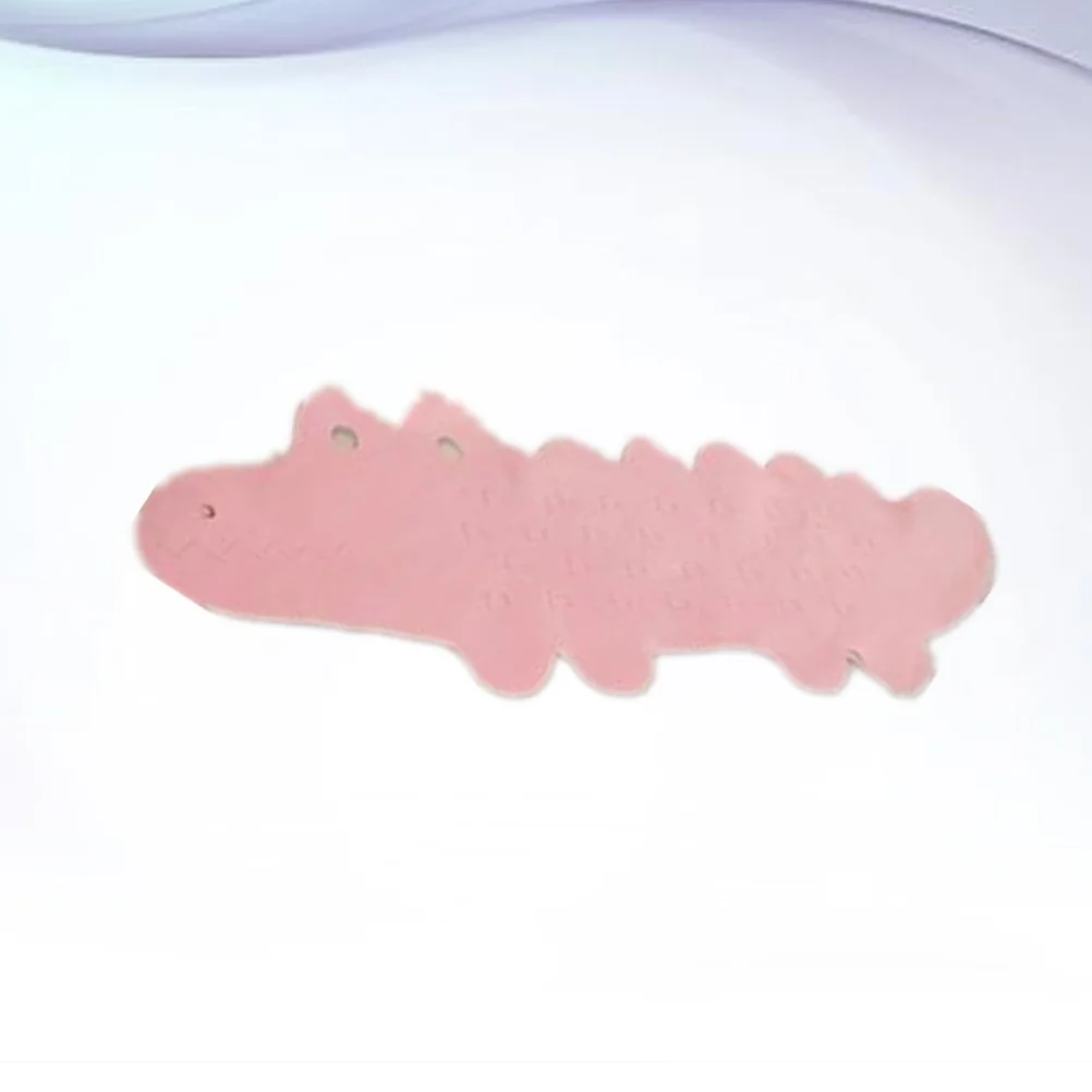 

Non-Slip Bath Mat Cartoon Alligator Design Bathtub Floor Mat For Home Hotel Spa Sauna Suction Cups Waterproof