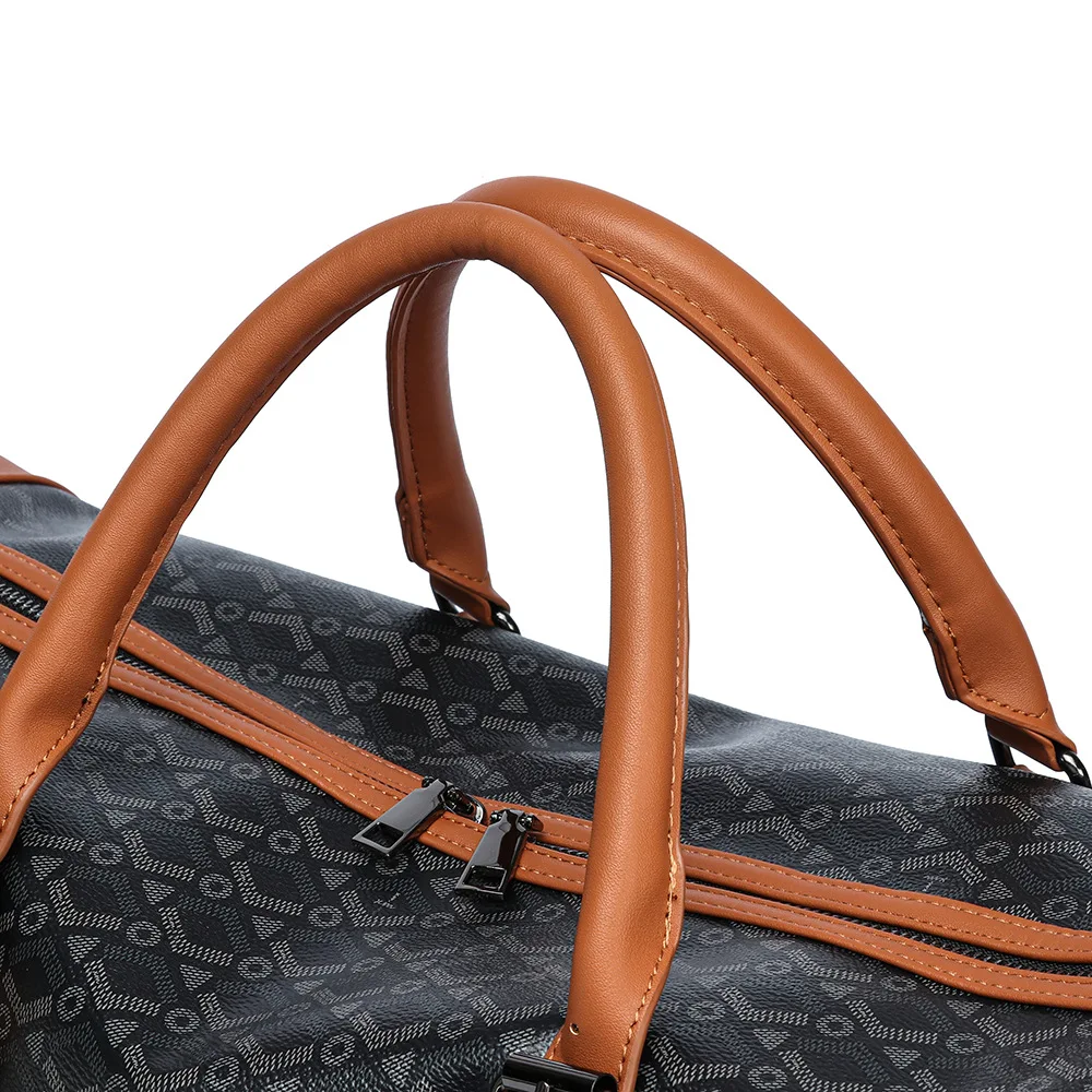 Luxuriöse Karierte Handtaschen für Herren Große Kapazität Reisetasche Shopper Modisches Design Henkeltaschen Multifunktionale Umhängetasche Handtasche – Detail 15