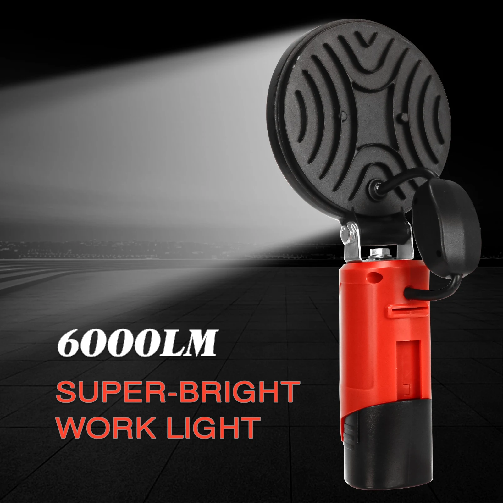 27W LED Work Light M12 Lamps for Milwaukee 10.8V-12V Li-ion Battery Circular Lamp Outdoor Camping Portable Light Flashlight