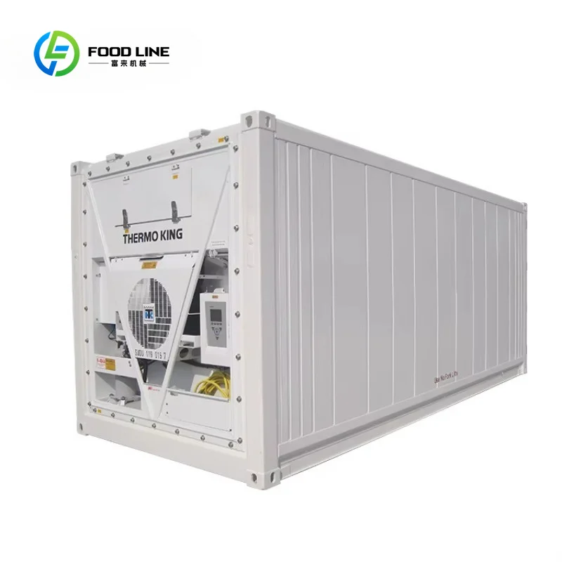 New 40 Foot Steel Refrigerated Container for Transporting Frozen and Refrigerated Goods Semi Trailer with High Payload Capacity