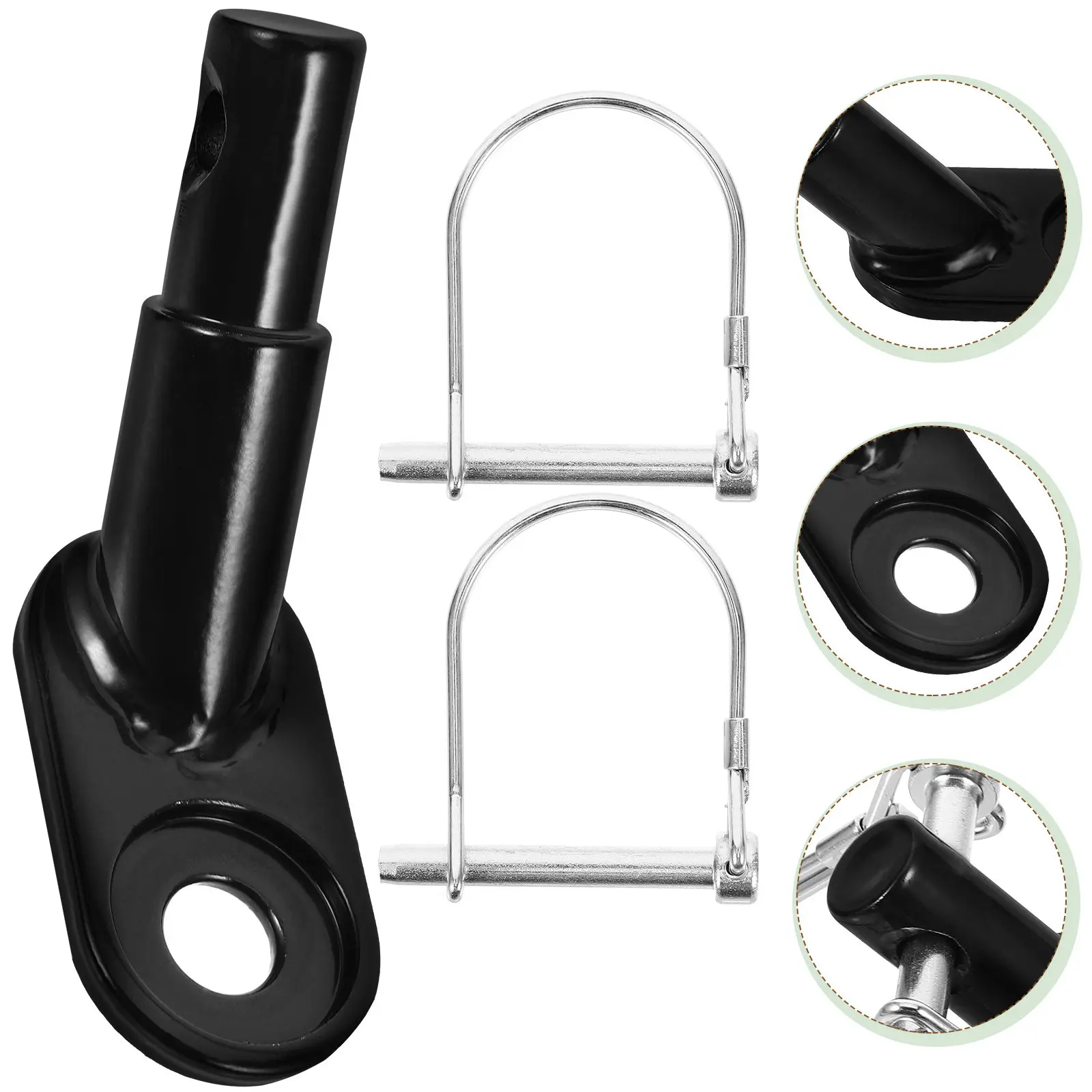 

Комплект железных усиленных соединителей для велосипедного прицепа, адаптер для велосипедных аксессуаров