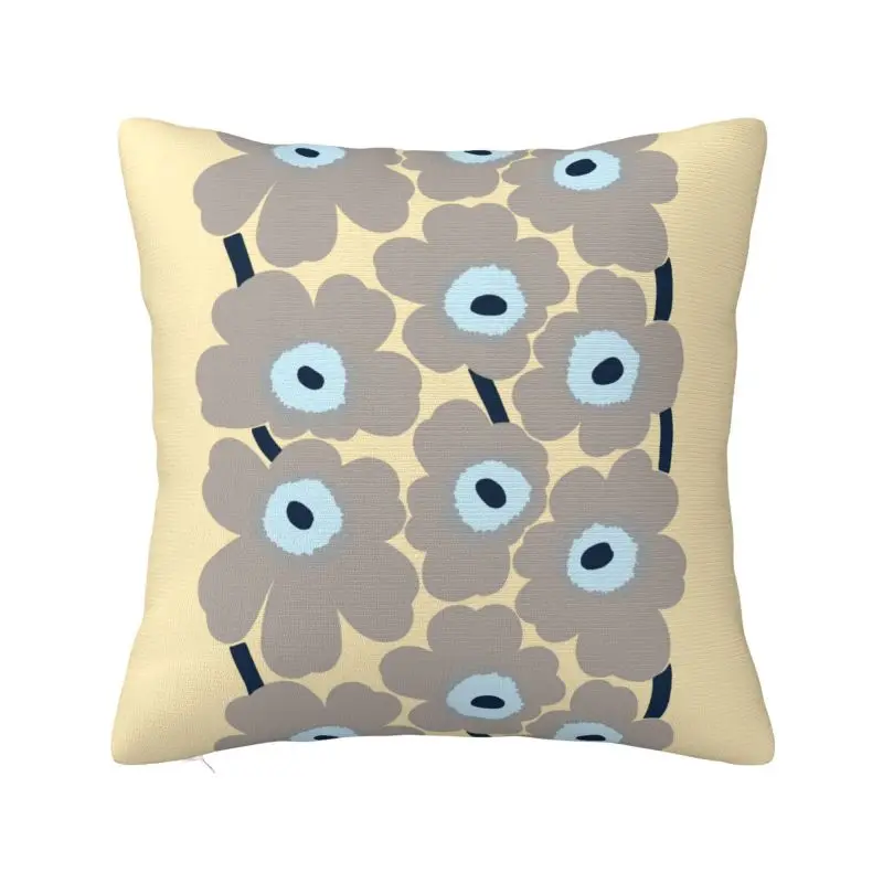 

Custom Little Poppy Print Pillow Case Fashion Modern Style Chair Cushion Cover Square Pillowcase