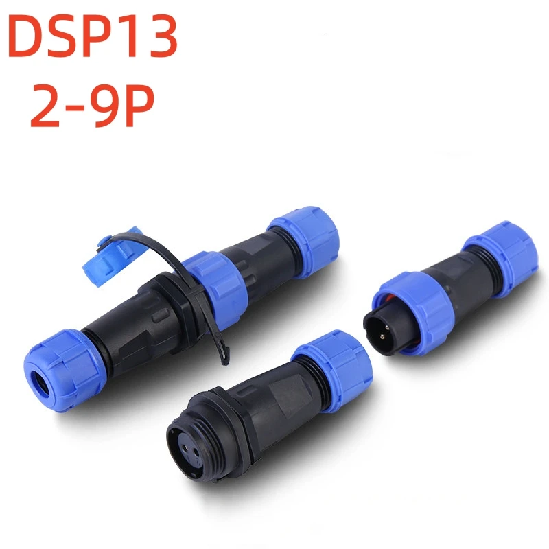 1PCS SP13 Waterproof Aviation Plug Socket Connector Male Female Pair Plug 2/3/4/5/6/7/9P