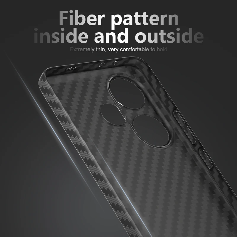 สําหรับ Xiaomi Redmi Turbo 3, POCO F6 กรณี Ultra-thin คาร์บอนไฟเบอร์ลายรูปแบบ Matte Hard Cover สําหรับ Little F6