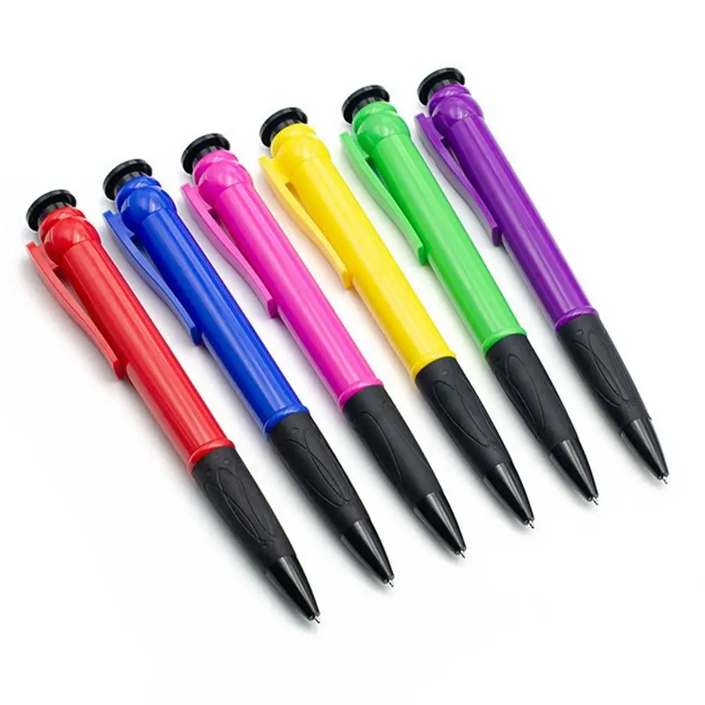 New Plastic Big Ballpoint Pen Fun Gift Novelty Toy Oversize Writting Pen Creative Props Toys Huge Neutral Pen School Office