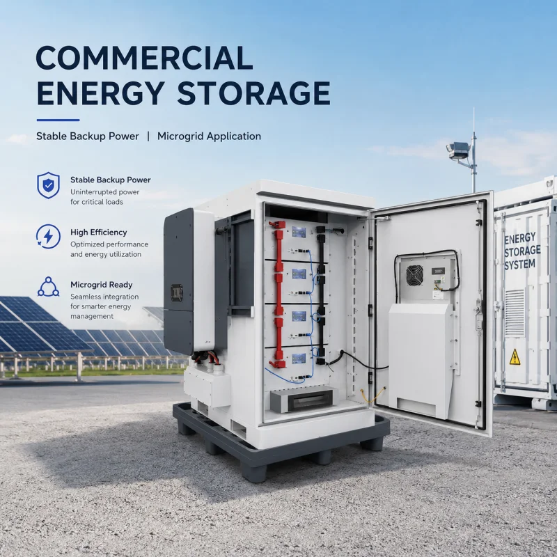 Advanced Three Phase 400v Commercial Solar Ess Inverter Integrated Cabinet For Outdoor Mining Site To Reduce Energy Cost