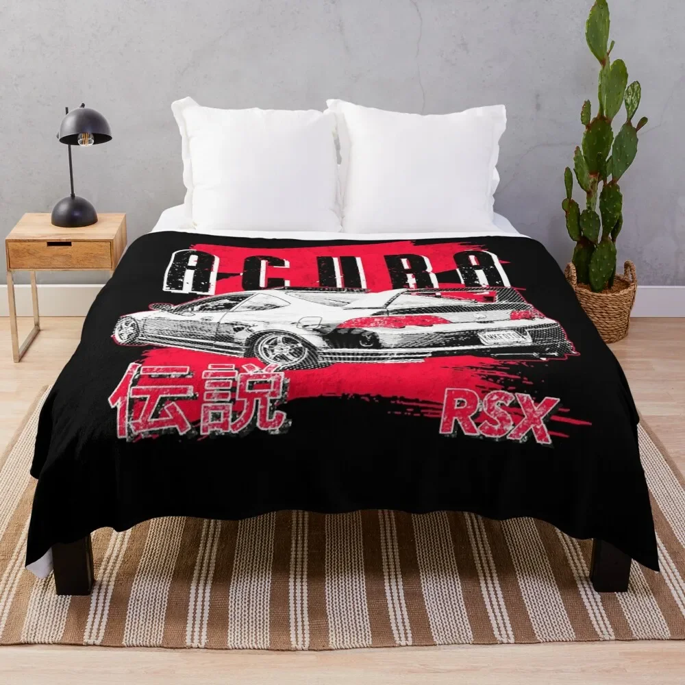 Acura RSX Type S classic JDM car Essential Throw Blanket Luxury Personalized Gift Blankets