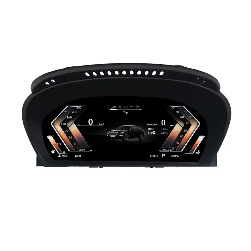1920*720HD LCD Screen Digital Instrument Cluster Speedometer for 5 Series E60 E6 Dashboard Fuel Gauge Smart Dynamic Display