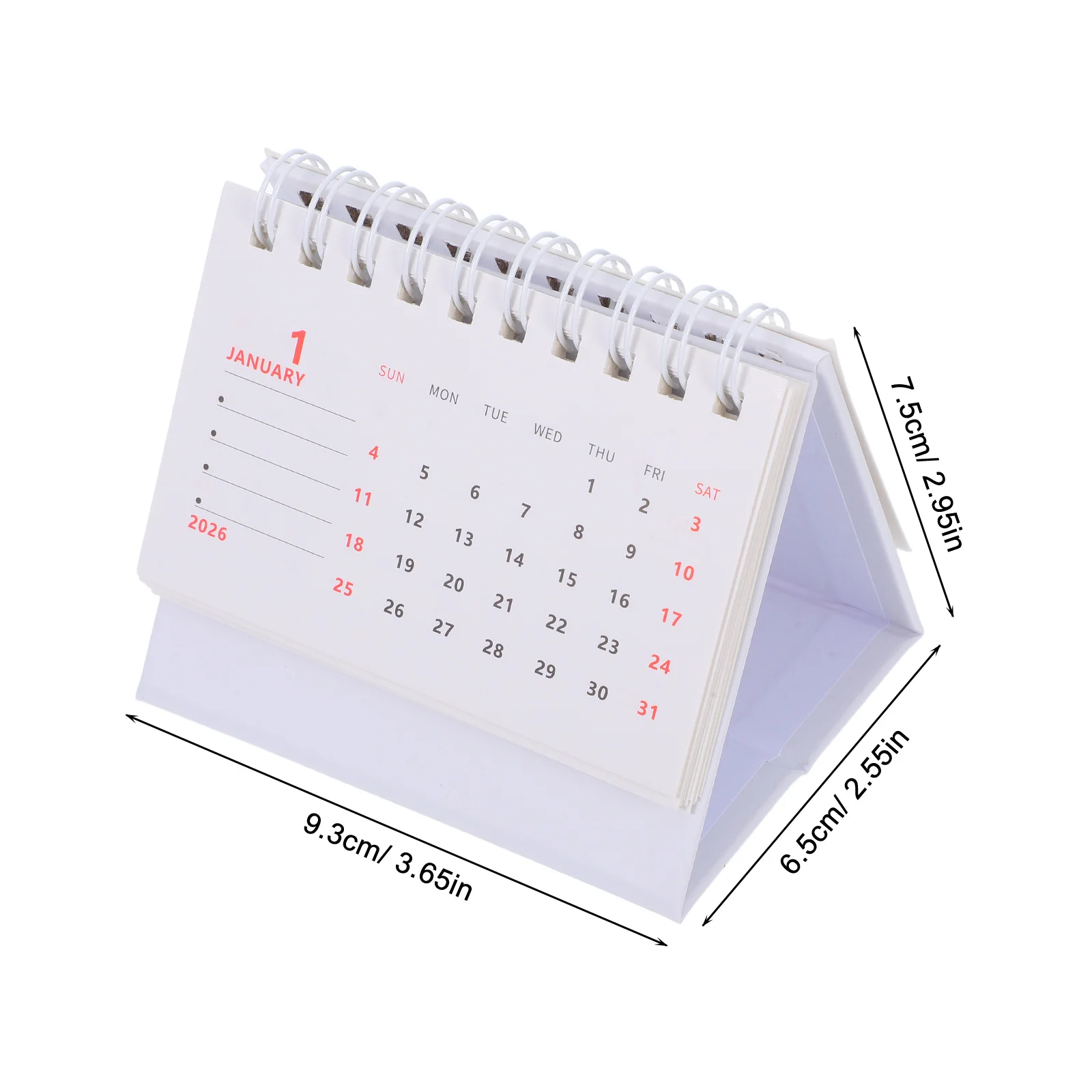 صغير 2026 أجندة مكتبية /رزنامة مكتبية صغيرة قابلة للطي الدائمة الوجه مخطط سطح المكتب الشهري مكتب استخدام مخطط مكتب التقويم الدائمة #5