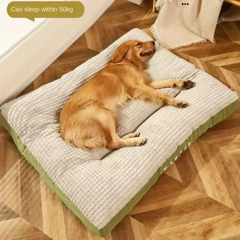 Dog Mat Sleeping Winter Warm Fully Removable and Washable Medium Large Dog Bed Four Seasons Universal Pet Supplies Accessories